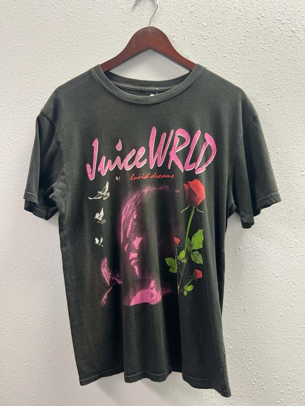 Juice WRLD Lucid Dreams Rap music Graphic T-Shirt Size Large 0040